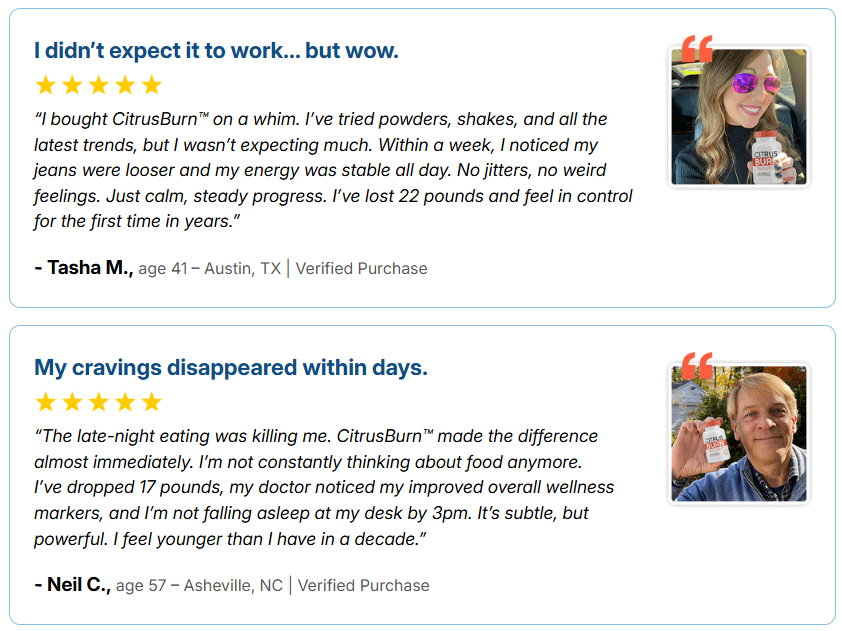 CitrusBurn Customer Reviews